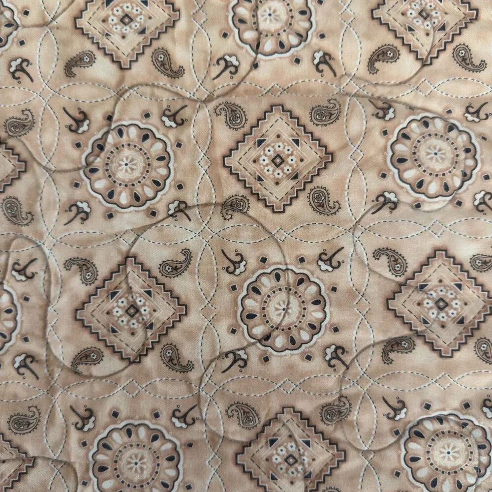 Handmade Floral Patchwork Baby Quilt 44x36 Cottagecore Lap Throw Reversible